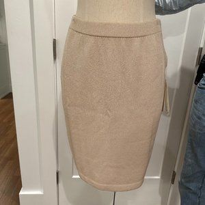 St John ladies cream knit skirt